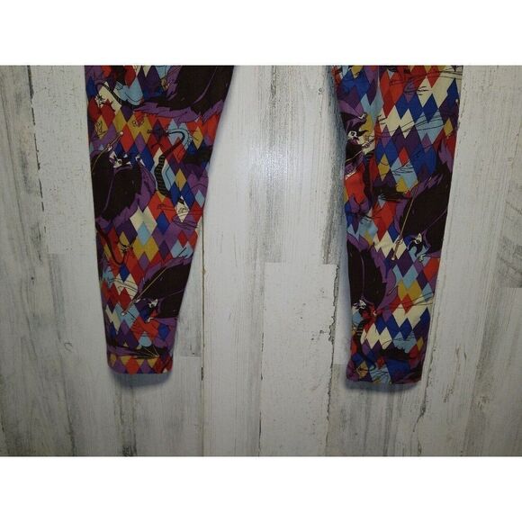 Lularoe Maleficent Dragon Leggings TC2 Diamond Multicolor - Picture 5 of 9